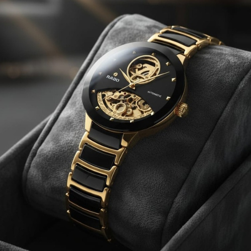 Royal Watch With a Gold and Black Design(Refurbished)