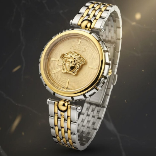 Designer Medusa Heritage Gold Watch(Refurbished)