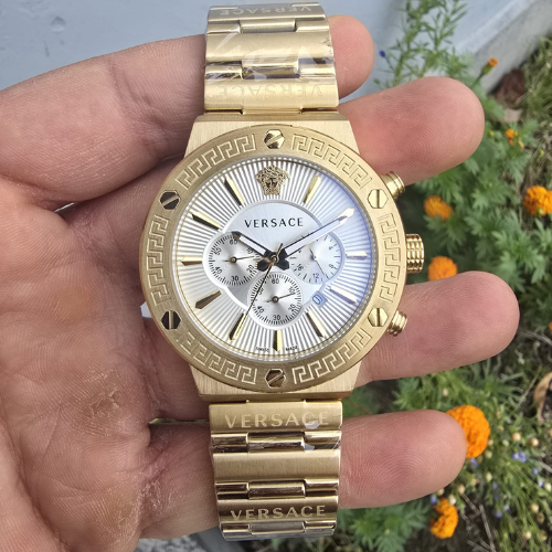 Designer  Greca Chronograph VEZ White(Refurbished)