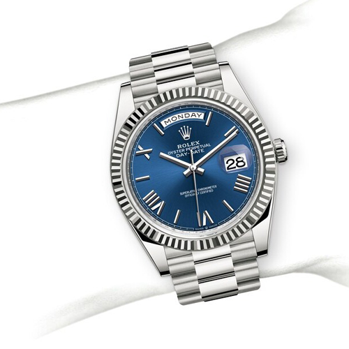 Luxury watch Day-Date Blue 5211(Refurbished)