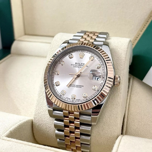 Luxury Datejust Two Tone Rose Gold Diamond(Refurbished)