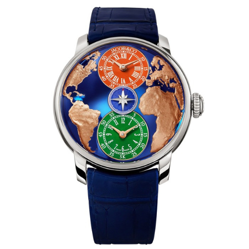 Luxury Watch The World Is Yours Dual Time Zone(Refurbished)