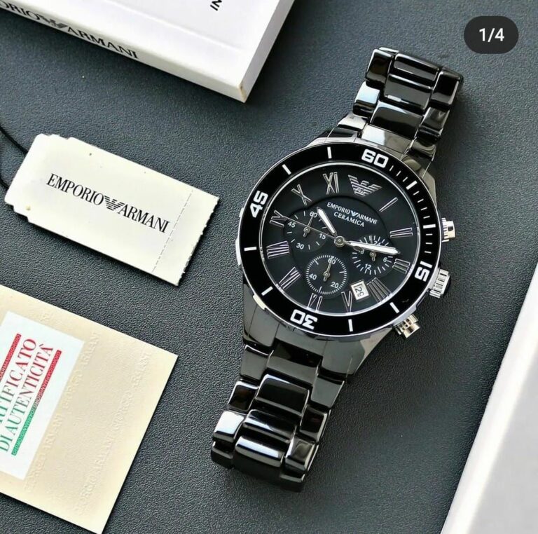 Luxury Watch Ceramica Series Black Sliver(Refurbished)