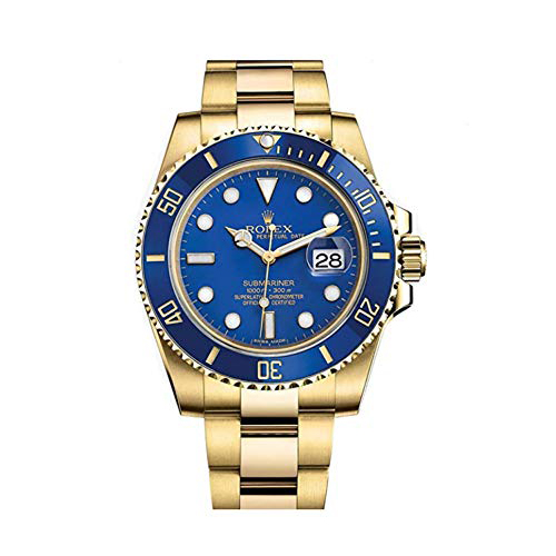 Luxury Watch Submariner Yellow Gold Blue Dial 6643(Refurbished)