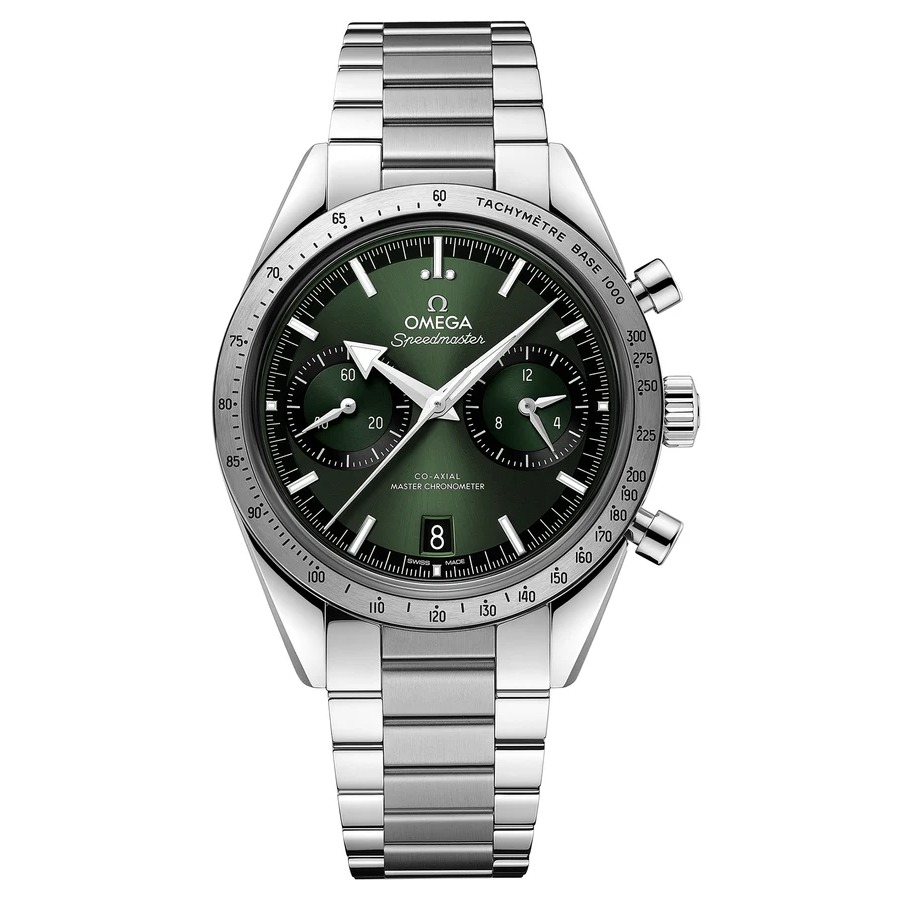 Luxury Watch Speedmaster Co Axial Master Chronograph 40.5 Mm Green(Refurbished)