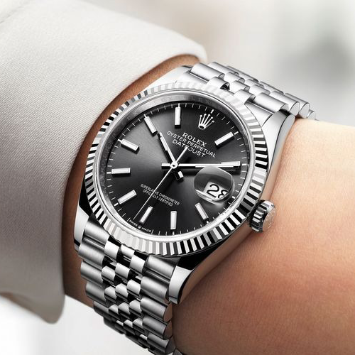 Luxury watch Datejust men Oystersteel Black(Refurbished)