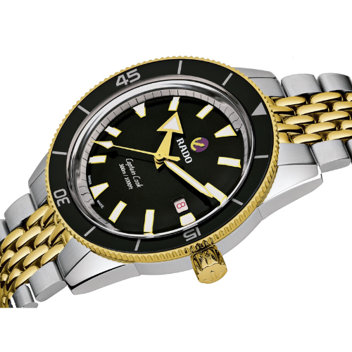 Royal Captain Cook Automatic Black Two Tone Gold(Refurbished)