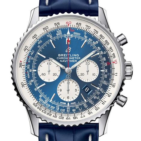 Designer Watch Stylish Navitimer Blue 7699(Refurbished)